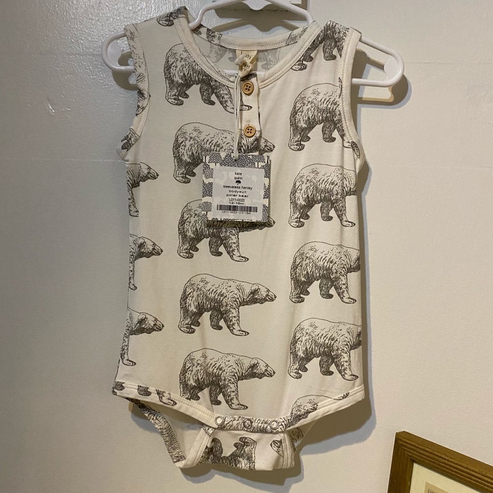 Kate Quinn Polar Bear Sleeveless Henley